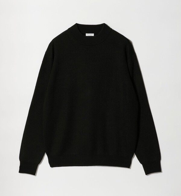 BEAUTY&YOUTH UNITED ARROWS「【WEB限定 WARDROBE SMART】マシーンウォッシャブル ウールミックス アゼ モックネック」|ニット・セーター|