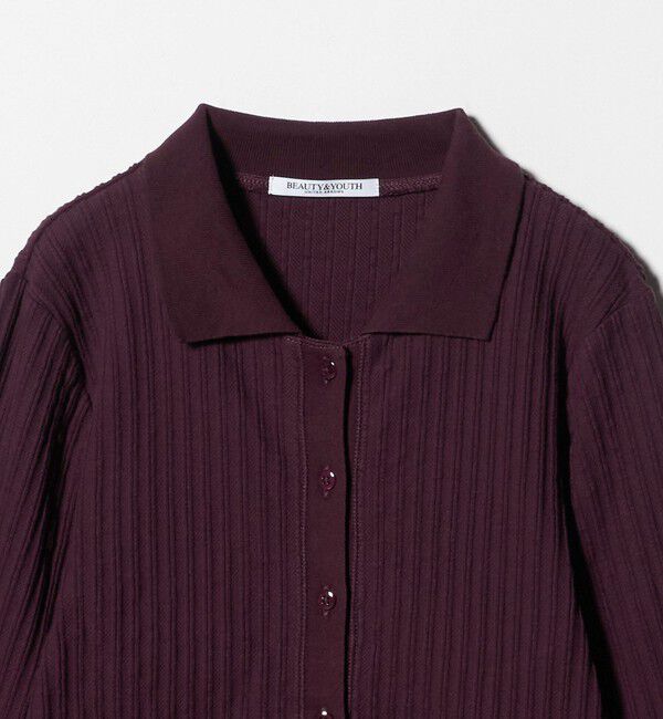 BEAUTY&YOUTH UNITED ARROWS「コットン タックリブ カーディガン」|カーディガン|
