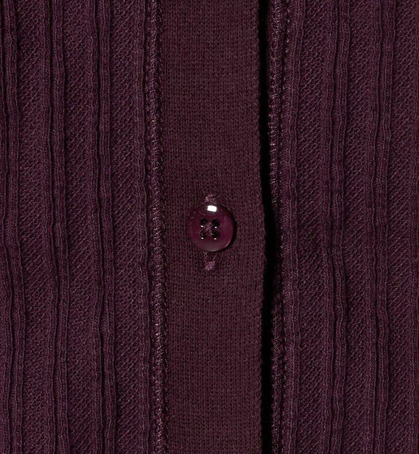 BEAUTY&YOUTH UNITED ARROWS「コットン タックリブ カーディガン」|カーディガン|