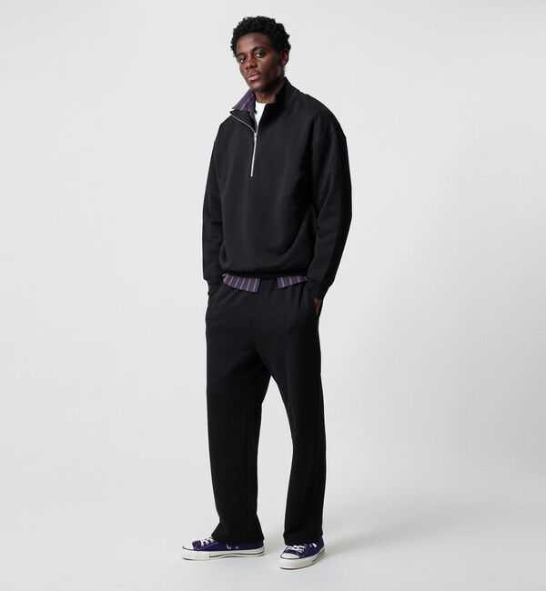 BEAUTY&YOUTH UNITED ARROWS「 SNAZZY ハーフジップ スウェット」|Tシャツ・カットソー|BLACK