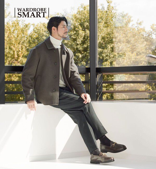 BEAUTY&YOUTH UNITED ARROWS「【WEB限定 WARDROBE SMART】PE メルトン バルカラーブルゾン」|ブルゾン・スタジャン|