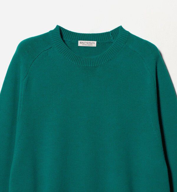 BEAUTY&YOUTH UNITED ARROWS「7ゲージ ファイン MRN クルーネック ニット 手洗い可能」|ニット・セーター|