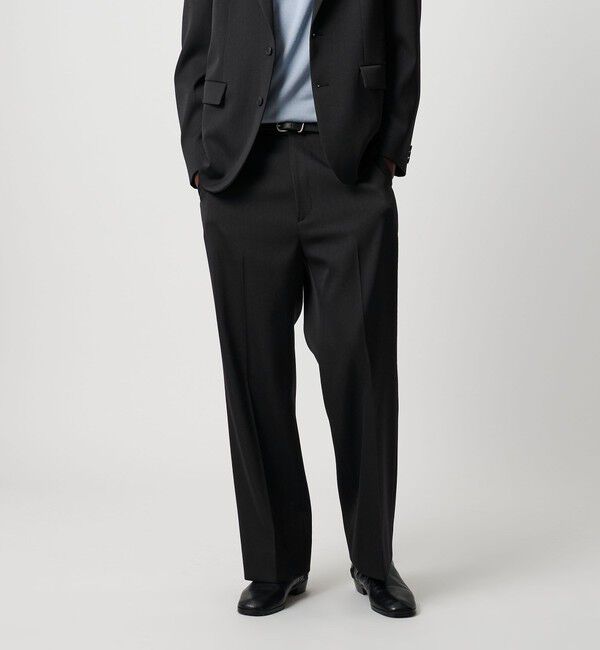 BEAUTY&YOUTH UNITED ARROWS「ライト ブカティ二 トラウザー NO.9 セットアップ対応」|チノ|BLACK