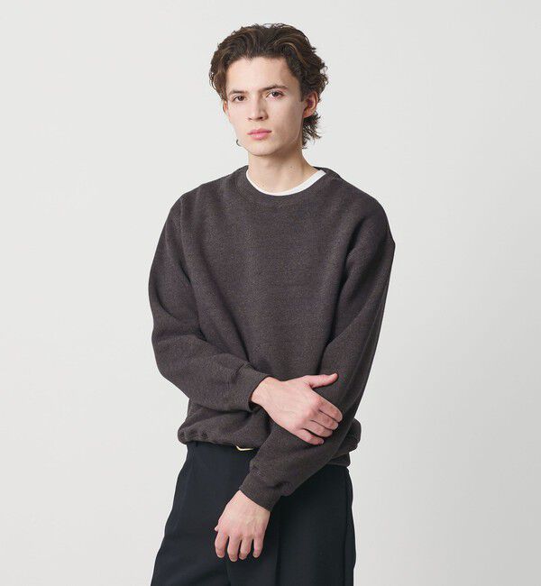 BEAUTY&YOUTH UNITED ARROWS「 ヘザード クルーネック スウェット」|Tシャツ・カットソー|DK.GRAY
