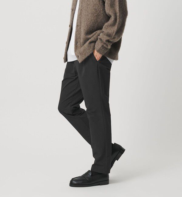 BEAUTY&YOUTH UNITED ARROWS「ダブルクロス 4WAY ナイロン 1プリーツ イージーパンツ NO.5」|チノ|