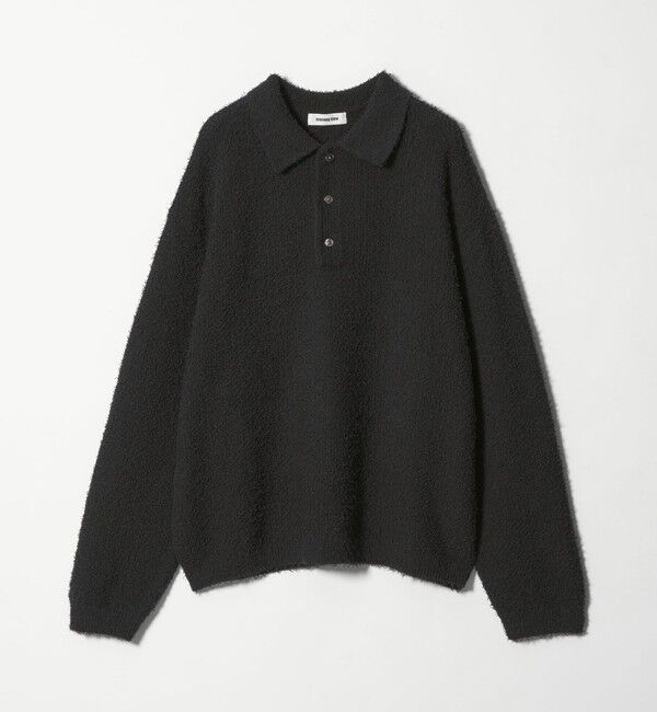 MONKEY TIME「コットン ナイロン カールヤーン ポロシャツ」|ニット・セーター|