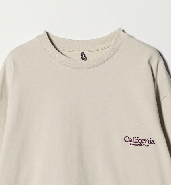 California General Store「＜CGS.＞オーガニック コットン ロングスリーブ ロゴ Tシャツ」|Tシャツ・カットソー|