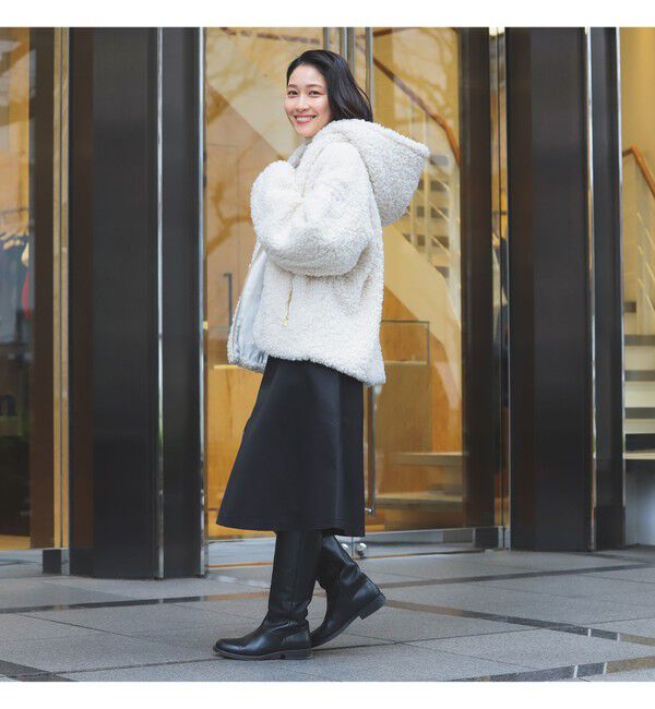 Demi-Luxe BEAMS 「【WEB限定】TATRAS / IPAMA ボア フードジャケット」|ブルゾン・スタジャン|