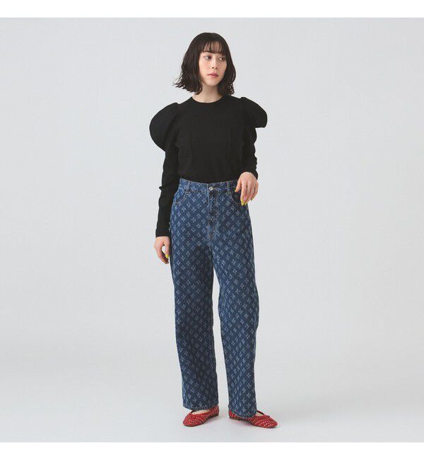 Ray BEAMS 「ジャカード デニム パンツ」|デニム|