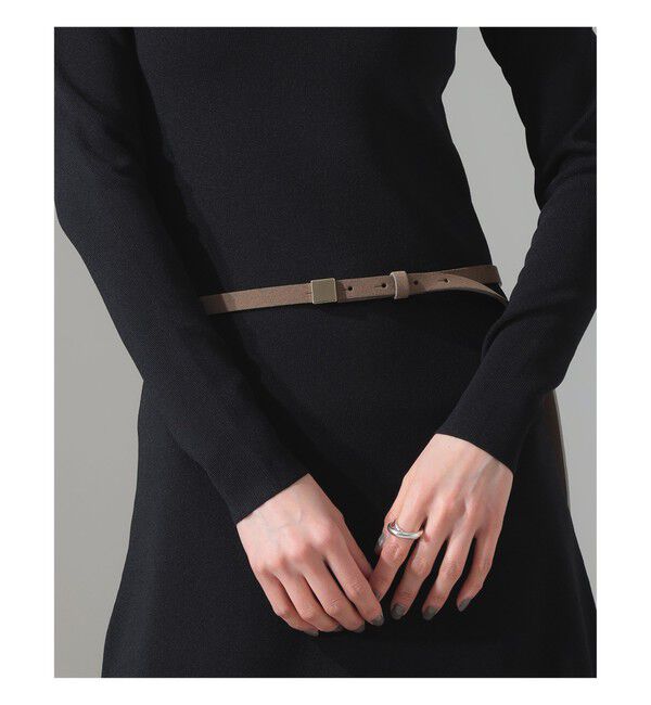 Demi-Luxe BEAMS 「LEFIJE / Alaska ベルト」|ベルト|BEIGE