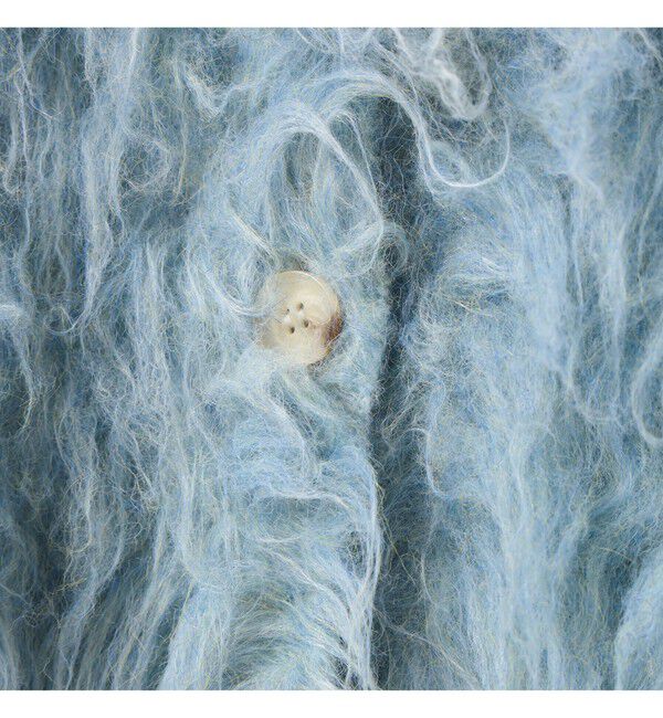 Ray BEAMS 「RBS / ミックスシャギー クルーネック カーディガン」|カーディガン|