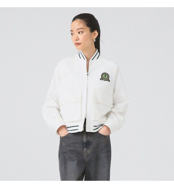 Ray BEAMS 「【別注】FRED PERRY / Tennis Bomber Jacket」|ブルゾン・スタジャン|