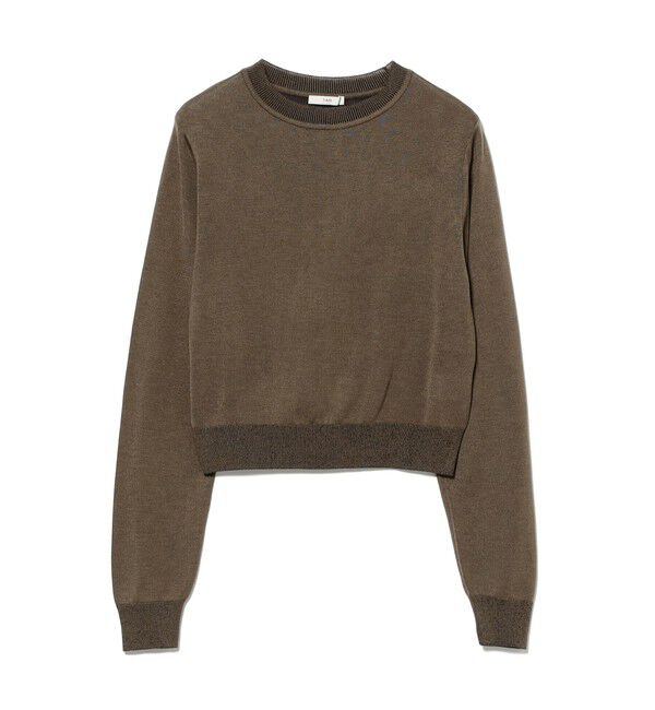 Demi-Luxe BEAMS 「TAN / テンセルウール ロングスリーブ Tシャツ」|ニット・セーター|
