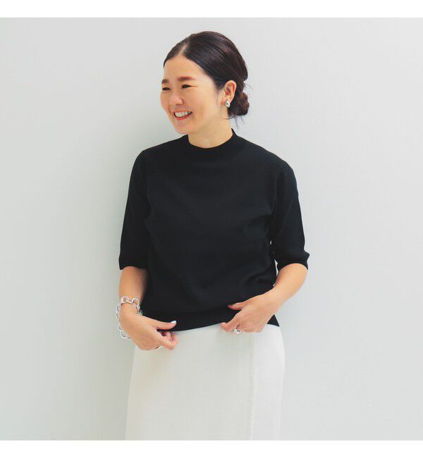 Demi-Luxe BEAMS 「シンプル モックネック ニット .M」|ニット・セーター|