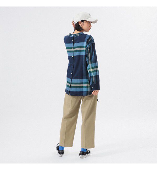 BEAMSBOY「ビッグ タータン バスク シャツ」|シャツ・ブラウス|
