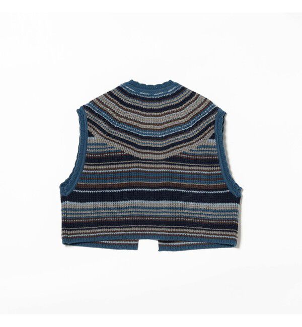 BEAMSBOY「マルチボーダー ベスト」|ベスト・ジレ|