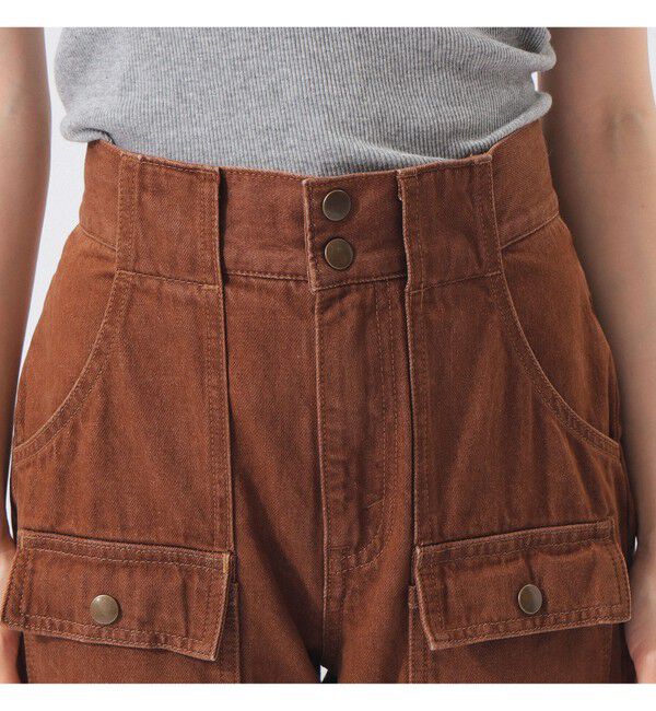 BEAMSBOY「デニム ブッシュ パンツ」|チノ|