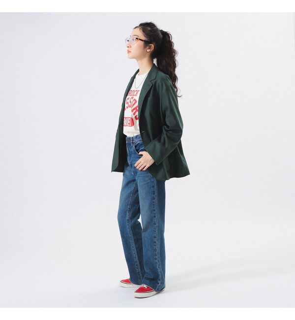 BEAMSBOY「ポリエステル ツイル スリーボタン ジャケット」|テーラードジャケット|