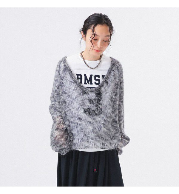 BEAMSBOY「カスリ モヘア ベースボール」|ニット・セーター|