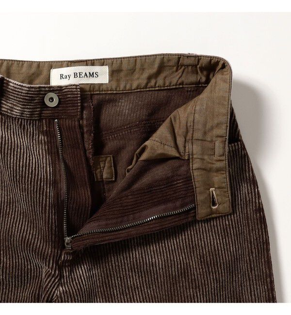 Ray BEAMS 「コーデュロイ 5ポケット ワイド パンツ」|チノ|