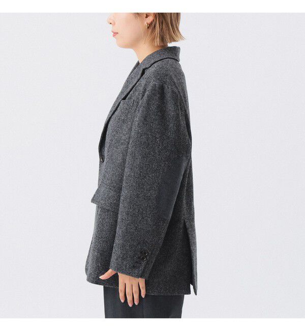 BEAMSBOY「ツイード スリーボタン ビッグジャケット」|テーラードジャケット|