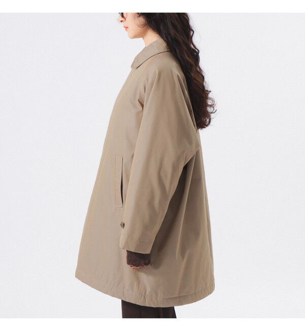 BEAMSBOY「コットン ポリエステル シャンブレー ステンカラー コート」|ダッフルコート|