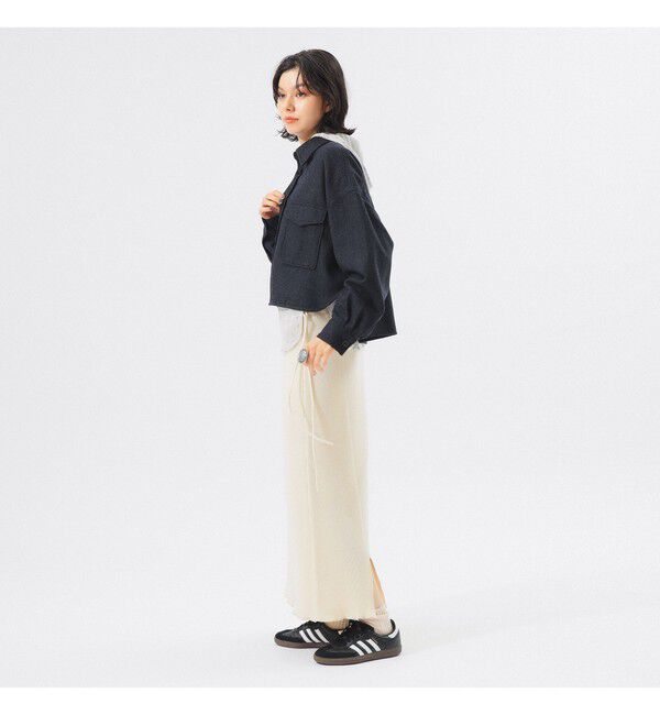 BEAMSBOY「ショート ヘリンボーン CPO ジャケット」|ブルゾン・スタジャン|