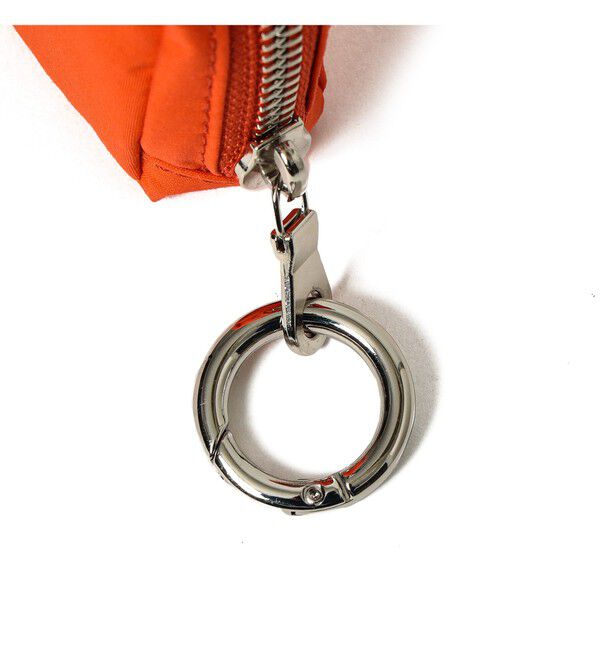 BEAMS「【別注】STANDARD SUPPLY / スクエアチャームポーチ "BEAMS ORANGE"」|ポーチ|