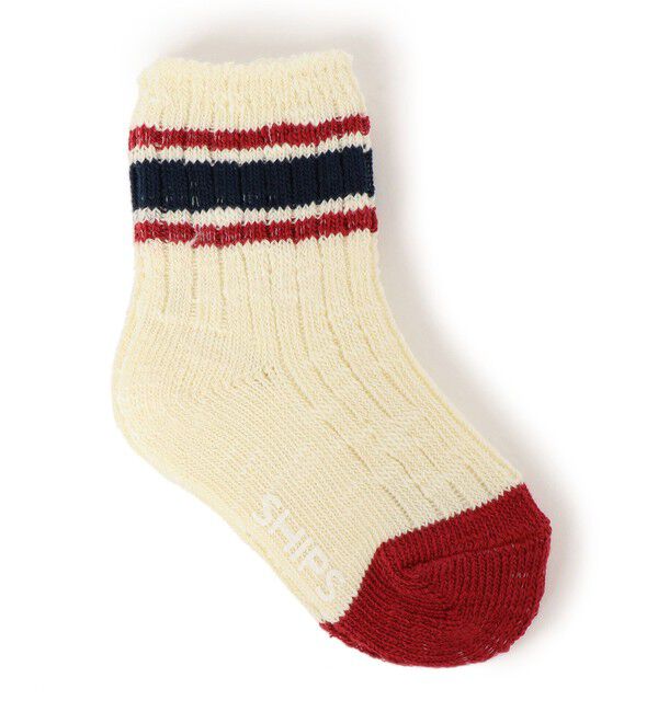 SHIPS KIDS「SHIPS KIDS:ベビー メランジ ソックス」|ソックス|オフホワイト