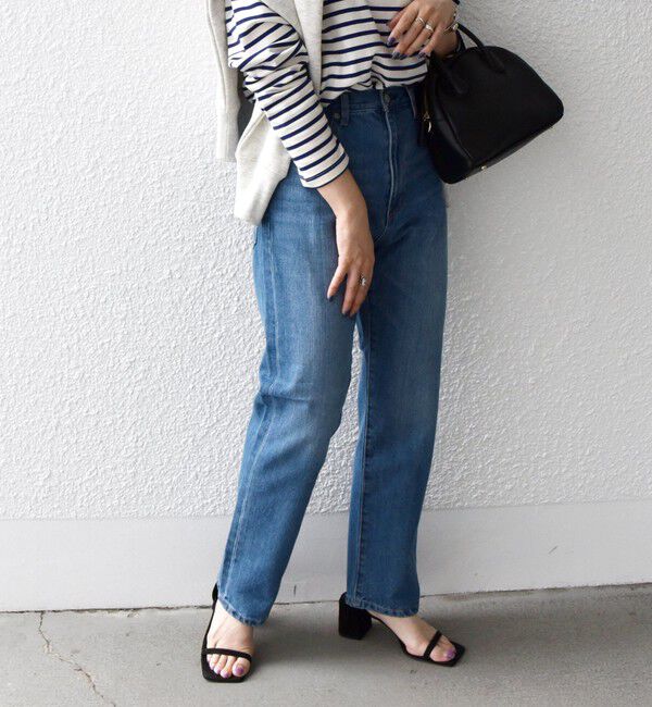 SHIPS any「SHIPS any: ハイライズ デニムパンツ［SHIPS any DENIM］」|デニム|