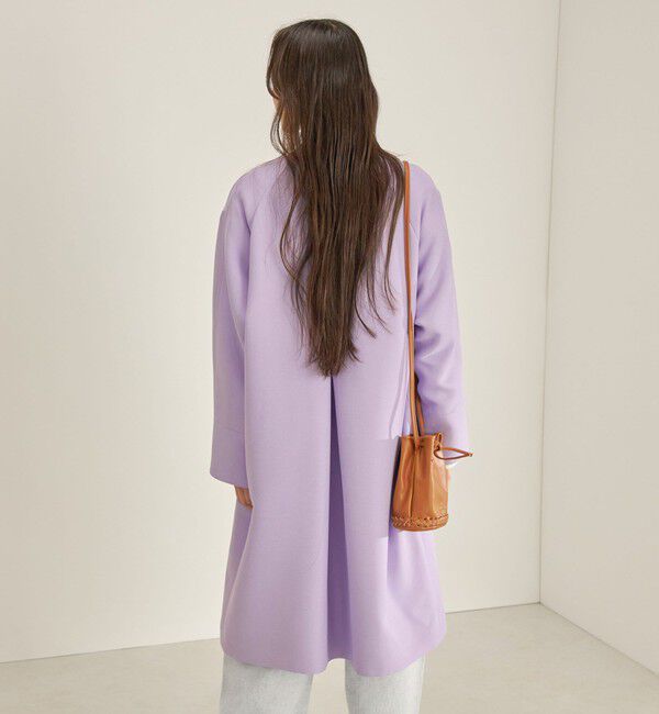 SHIPS for women「トリプルクロス ノーカラー コート◇」|ノーカラーコート|