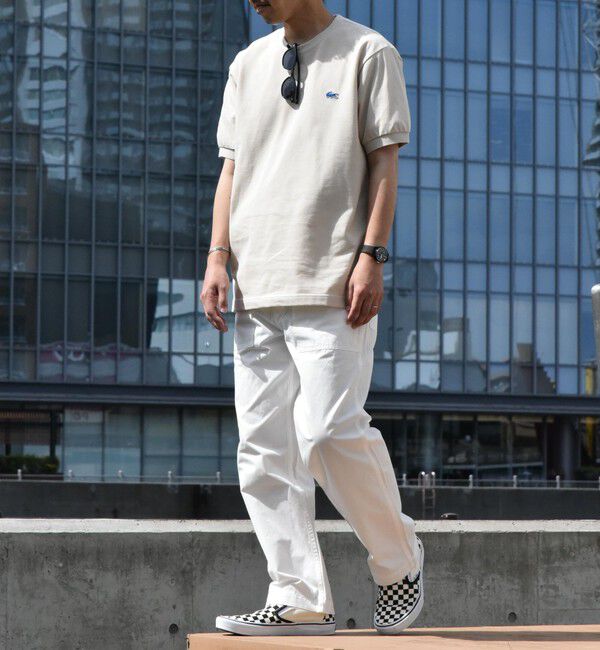 SHIPS any「【SHIPS any別注】LACOSTE: ワンポイント ロゴ ピケ クルーネック Tシャツ 24SS◇」|Tシャツ・カットソー|