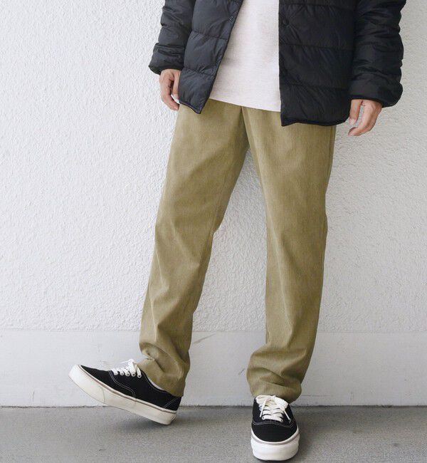 SHIPS any「SHIPS any: ストレッチ コーデュロイ テーパード イージー パンツ 24FW◇」|チノ|