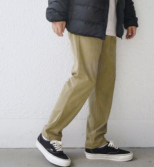 SHIPS any「SHIPS any: ストレッチ コーデュロイ テーパード イージー パンツ 24FW◇」|チノ|