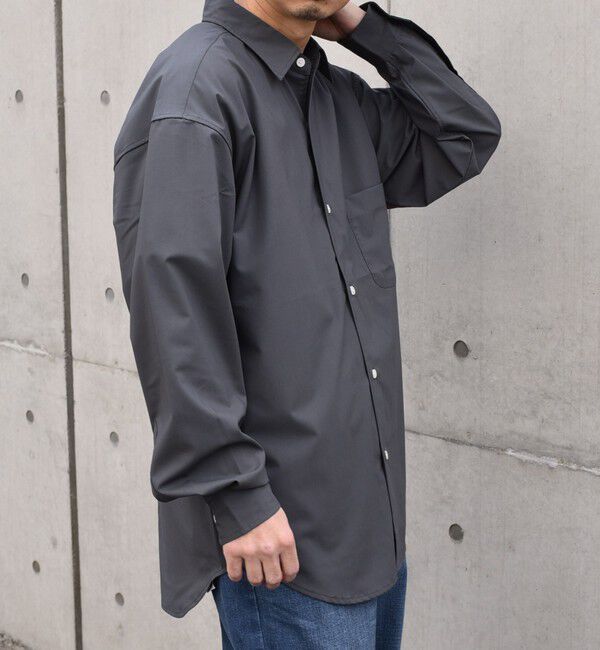 SHIPS any「SHIPS any: バンブー レーヨン バルーンスリーブ ドレープ オーバー シャツ ［BRIOS］◇」|シャツ・ブラウス|