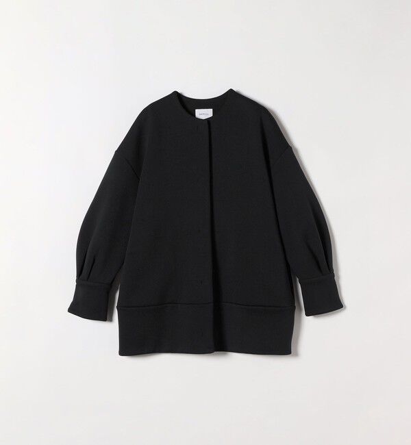 SHIPS any「SHIPS any:〈洗濯機可能〉ダブルジャージー ノーカラー コート」|ノーカラージャケット|