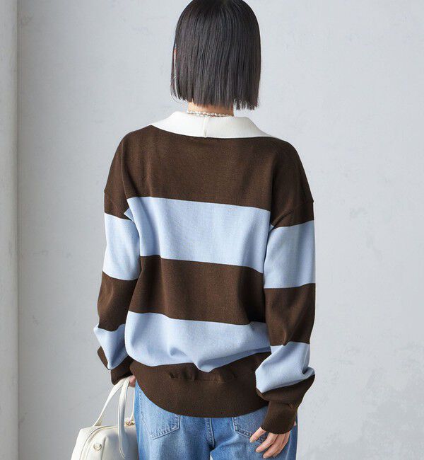 SHIPS for women「【SHIPS別注】WRAPINKNOT:ラガー ニット」|ニット・セーター|