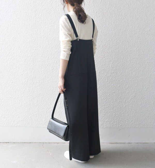 SHIPS any「SHIPS any:〈洗濯機可能〉ウールライク サスペンダー セミワイド サロペット」|その他|