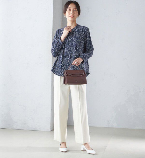 SHIPS for women「〈手洗い可能〉両面起毛 ストレート パンツ」|その他|