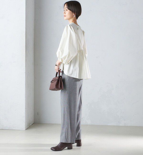 SHIPS for women「〈手洗い可能〉両面起毛 ストレート パンツ」|その他|