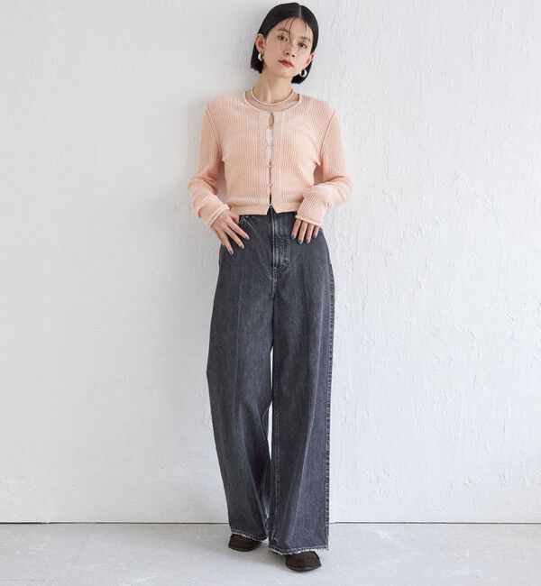 SHIPS for women「Wai＋:〈手洗い可能〉1/18ホック付 カーディガン」|カーディガン|