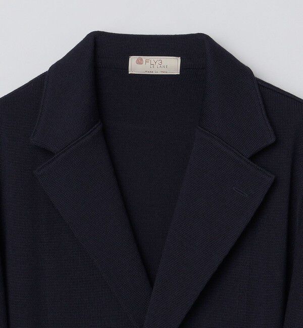 SHIPS「FLY3: ウール  ニット ジャケット」|テーラードジャケット|