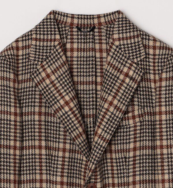 SHIPS「【 SHIPS別注】Errico Formicola: ウール チェック ジャケット」|テーラードジャケット|
