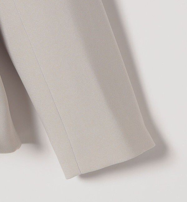 SHIPS any「【WEB限定】SHIPS any:〈洗濯機可能〉ダブルクロス  ペプラム ノーカラー ジャケット［NAVY BLUE］」|ノーカラージャケット|