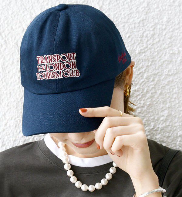 SHIPS for women「Portland Hat: 刺繍 ロゴ キャップ」|キャップ・キャスケット|ネイビー
