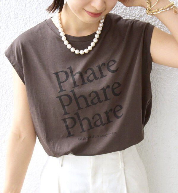 SHIPS for women「プラチナ ヴェール フレンチ スリーブ TEE」|Tシャツ・カットソー|