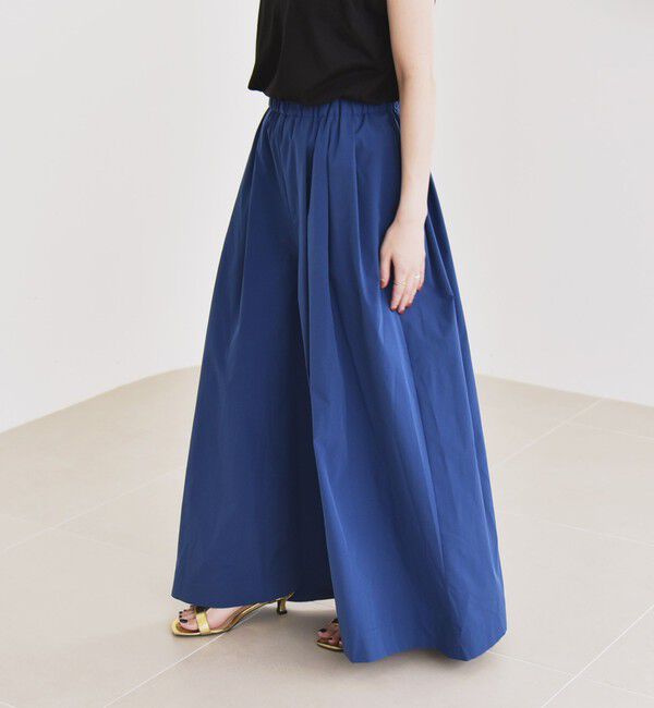 quaranciel「quaranciel:〈洗濯機可能〉タイプライター ギャザー ワイド キュロット パンツ」|その他|