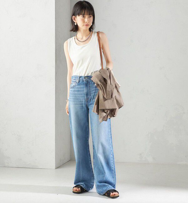 SHIPS for women「〈手洗い可能〉ポリエステル スノー ベロア 前後 2WAY タンクトップ」|タンクトップ|