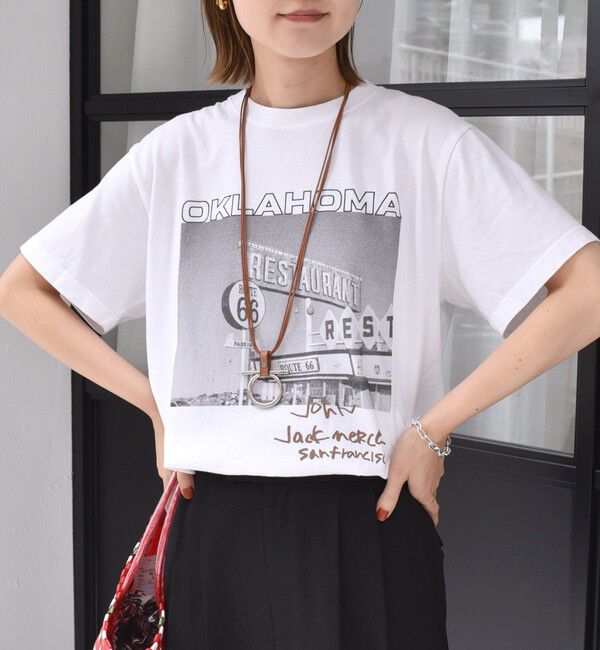 SHIPS for women「【SHIPS別注】J.J MERCER:プリント TEE」|Tシャツ・カットソー|