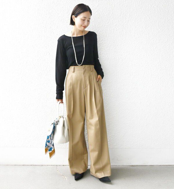 SHIPS for women「シアー フライス ロング スリーブ カットソー」|Tシャツ・カットソー|